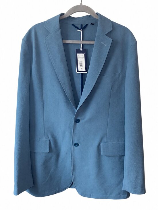 Vineyard Vines Other - NWT Vineyard Vines On-The-Go Seersucker Blazer Blue Mirage 38L Performance Navy